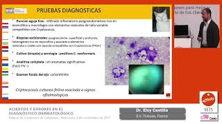 Aciertos y errores en el diagnóstico dermatológico en la criptococosis cutánea Dr Eloy Castilla [upl. by Annayek]