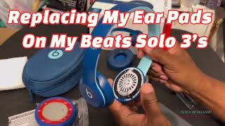 Replacing Ear Pads on Beats Solo3 Headphones beats headphones [upl. by Ettecul689]