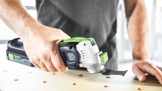 Oszillierer  AkkuVECTURO OSC 18  Festool [upl. by Nedak]