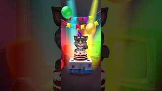 shorts tombirthday talkingtom talkingtime funny [upl. by Kcirderfla]