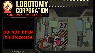 Lobotomy Corp Abnormalities  Nothing There [upl. by Ciredec]