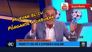 Ruggeri DESTROZA a Menotti en 90 minutos de fútbol [upl. by Geffner]