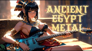 Ancient Egyptian Metal V2🎸🐍👑 Egyptian Vibes for Boost energy while Workout  Gaming 🔥 [upl. by Yenahteb]