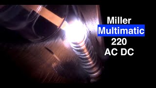 Miller Multimatic 220 ACDC Review of TIG Functions [upl. by Menon]