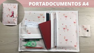 Organizador A4 de Tela con Patrones [upl. by Poland]