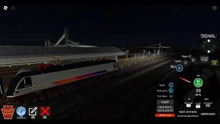 Roblox Northeast Corridor Train Simulator  NJT ALP46 w Comet IV Linden  Newark Penn [upl. by Nairrot]