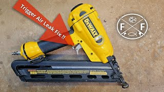 Nail Gun Trigger Air Leak Fix [upl. by Scarlet]