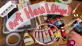 ⭐️MASSIVE Art Haul Upcrates Big Box🤔 WAS IT GOOD 👍 OR TOO GOOD TO BE TRUE [upl. by Naimed]