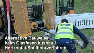 GlasfaserAusbau HorizontalSpülbohrverfahren als alternative Bauweise [upl. by Ainatit]