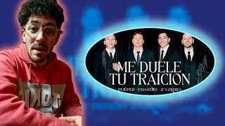 ME DUELE TU TRAICIÓN Emanero QLokura Peipper  Video reacción by XakAndo7 [upl. by Nowd]