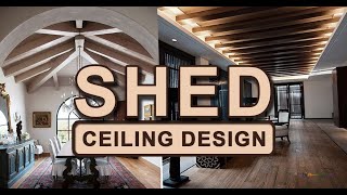 Shed Ceiling Design Ideas  Blowing Ideas [upl. by Einnig]