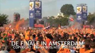 DE WK FINALE SPANJE NEDERLAND IN AMSTERDAM 10 JULI 2010 [upl. by Hawker560]