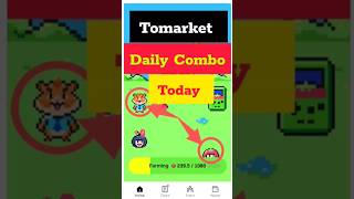 Tomarket Daily code  tomarket airdrop  tomarket combo today  tomarket combo [upl. by Bertolde464]