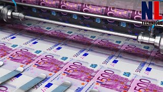 Inside The Worlds Largest Euro Banknote Manufacturing Factory  How Billions of Euro Were Made [upl. by Debarath]