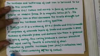 Microstructural Aspects Ledeburite Ferrite Austenite and Cementite Cast Iron [upl. by Fulvi]