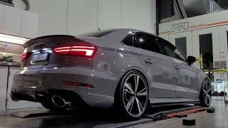 Audi RS3 HGMotorsport BullX EGOX Exhaust System [upl. by Aileda258]