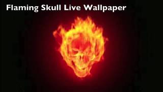 Flaming Skull Live Wallpaper [upl. by Etnuahc386]