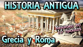 Resumen HISTORIA ANTIGUA  Grecia y Roma Documental [upl. by Ynnaj]