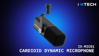 IXMIC01 Cardioid Dynamic Microphone Unboxing [upl. by Rand]