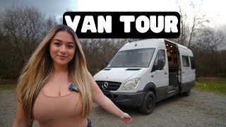 VAN TOUR AFTER 1 YEAR OF FULLTIME VAN LIFE Sprinter Van [upl. by Edya239]