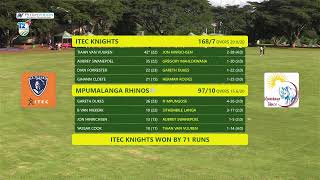 CSA Provincial T20 KnockOut Challenge  Mpumalanga Rhinos vs ITEC Knights [upl. by Ailero31]