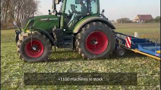 Treffler TS1220 harrow  tine weeder [upl. by Lorie]