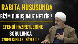 BİZİM DURUŞUMUZ NETTİR  EFENDİYE SORULUNCA AYNEN BUNLARI SÖYLEDİ Muhammed Fatih Hoca [upl. by Helbonnah]