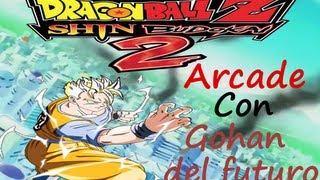 Dragon Ball Shin Budokai 2 PSP  Arcade con Gohan Del Futuro SSJ2 [upl. by Suvart]