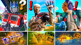 Fortnite Season 3 ALL NEW Bosses Mythic Items and Vault Locations Optimus Prime Meowscles amp More [upl. by Darnok]