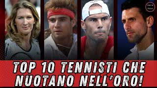 💰SCIOCCANTE TOP 10 Tennisti che Nuotano nellOro Il 6 ti Lascerà a Bocca Aperta 🎾 [upl. by Melmon]