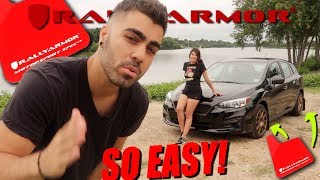 RALLY ARMOR UNIVERSAL MUD FLAPS INSTALL easiest way 2018 Subaru [upl. by Aetnuahs]