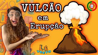 EXPERIÊNCIA VULCÃO  Erupção Vulcânica Explosiva  Efusiva [upl. by Nirihs]