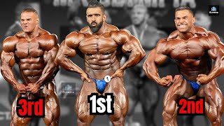 MR OLYMPIA 2022  COMPLETE RESULTS 13 CONTESTANTS [upl. by Neyrb]