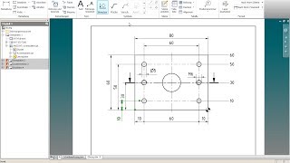 Inventor Zeichnung bemaßen und erstellen [upl. by Niak411]