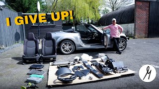 Copart CRASHED Mazda MX5 NC Rebuild CategoryS Part 3 [upl. by Eimrots]