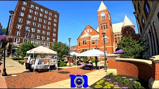 Historic Downtown Morgantown WV Walk with Appalachian Music [upl. by Htez]