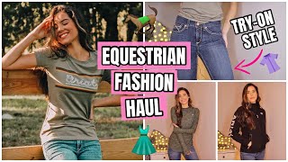 HUGE EQUESTRIAN TRYON HAUL  ARIAT [upl. by Elvira]