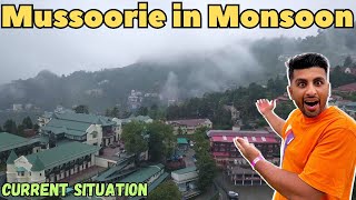 Mussoorie Current Situation  Mussoorie In Monsoon  Mussoorie Tourist Places  Thakur Saurav Vlog [upl. by Rohpotsirhc]