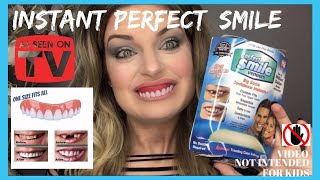 Perfect Instant Smile Press On Veneers Demo amp Review [upl. by Harolda]