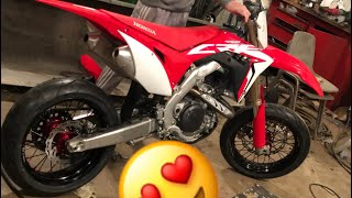 2018 CRF450R SUPERMOTO [upl. by Las980]