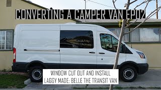 Installing CR Laurence and Motion Window  Van ConversionEP02 [upl. by Cressler]