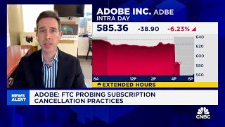 Adobe shares slip in extended trading after issuing light guidance for FY 2024 [upl. by Cheslie63]