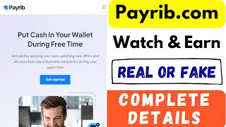 Payrib Real or Fake  Payrib App Payment Proof  Review  Withdrawal  Scam or Legit  Payribcom [upl. by Areic556]