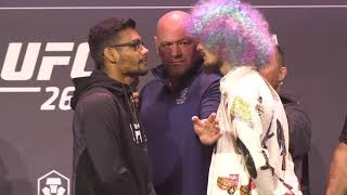 Sean OMalley vs Raulian Paiva Press Conference Staredown  UFC 269  MMA Fighting [upl. by Inor93]