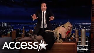 Madonna Flashes Audience In Wild Tonight Show Interview [upl. by Valentina]