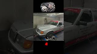 Crazy W124 OM606 Dyno [upl. by Jonina]