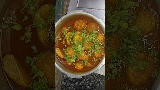 Ande ka salan food cooking  shorts YouTube video viral [upl. by Nnylharas705]