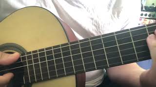 Kalimba  tocando fondo guitar cover [upl. by Ahtilat45]