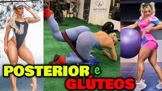 TREINO COMPLETO DE GLÚTEO E POSTERIOR EM CASA [upl. by Einial]