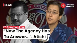 Delhi HC Seeks ED Response on Arvind Kejriwals Plea Against Summons Atishi Marlena [upl. by Alleira158]